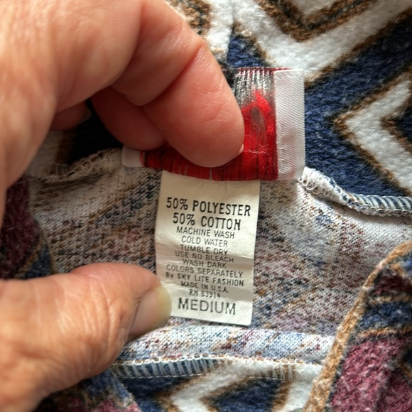 Vintage Denim Republic Native American Inspired Pullover - Picture 4 of 4